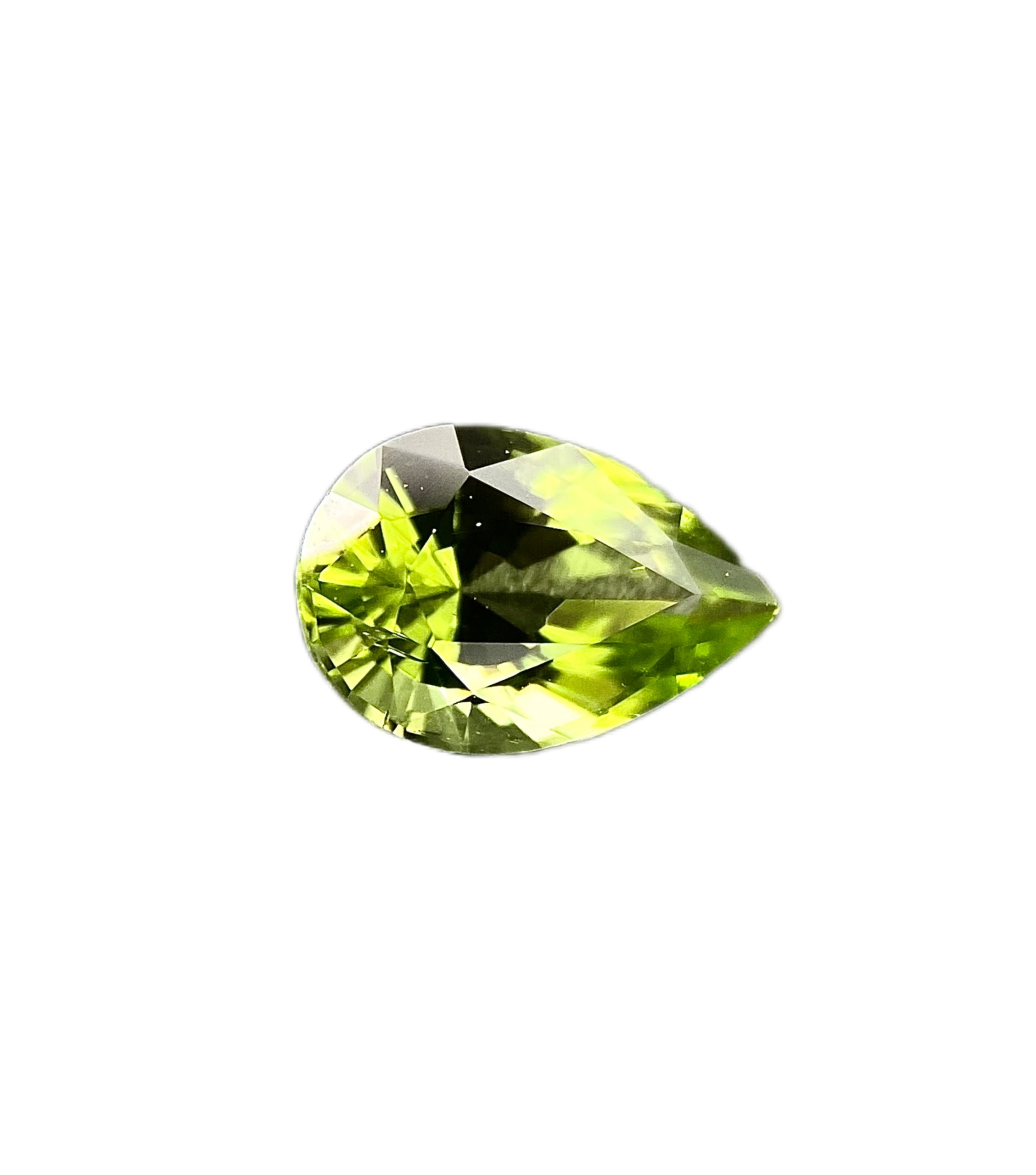 PERIDOT PEAR 1.60CT