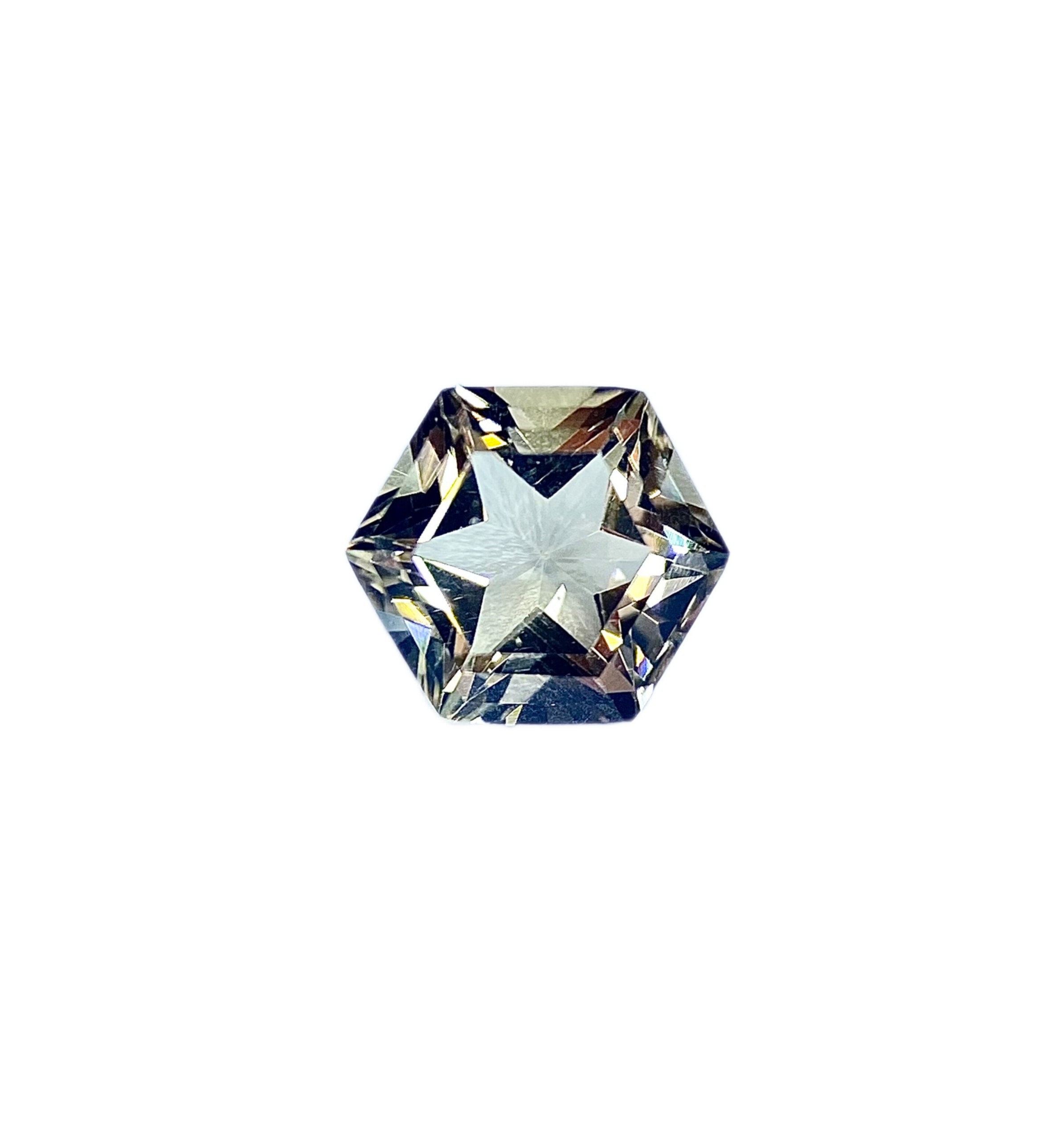 THẠCH ANH KHÓI HEXAGON 1.95CT